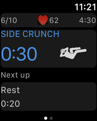 Abs (Watch) Workouts screenshot 7