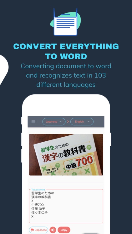 Scan everything & translate