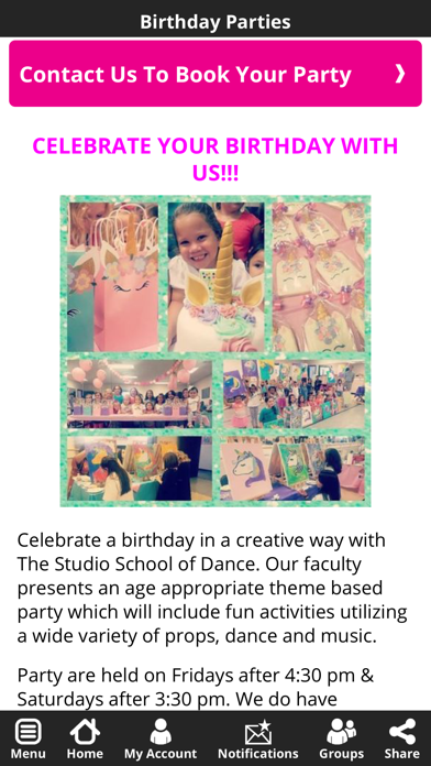 The Studio School of Dance iPhone screenshot 5 - Sports app