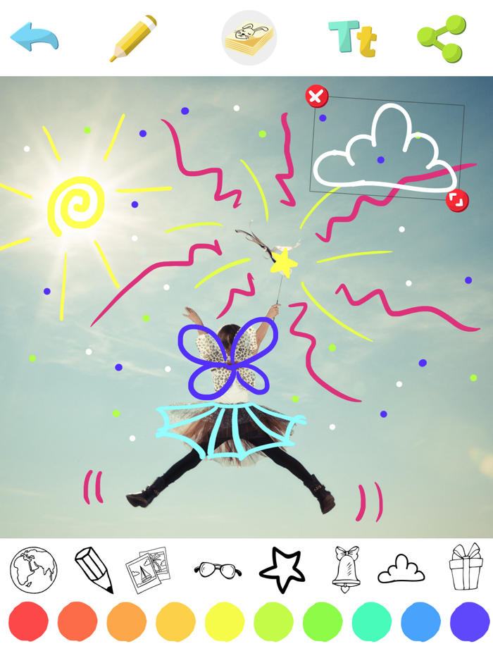 Draw on Images – Add Stickers