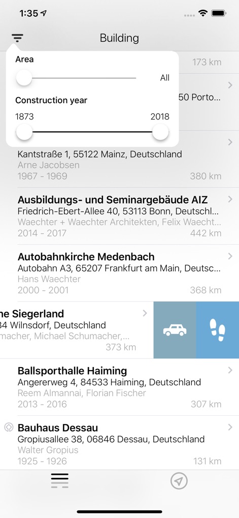 Architectures - architectures-search-filters-list
