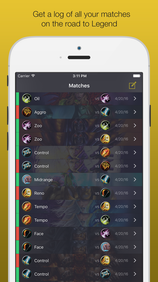 #1. Trackstone - Deck tracker (iOS) 由: Fabio Bassan