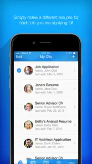 resume builder - cv maker゜ iphone screenshot 2