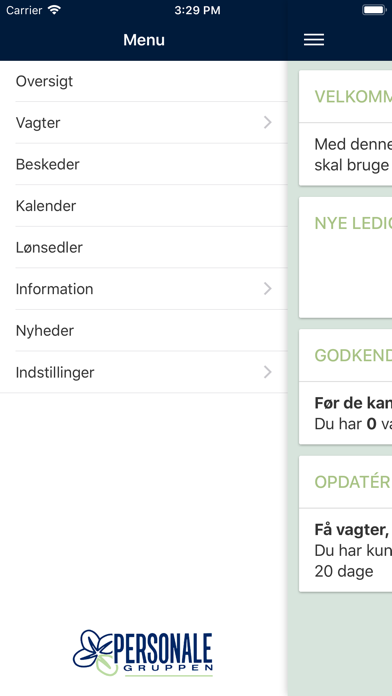 Carelink Vikar Øst screenshot 2