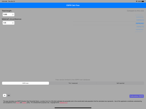 Screenshot #4 pour ESPR Calc Free