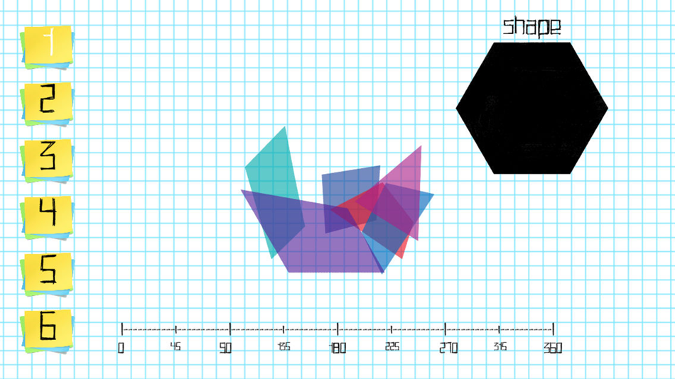 #1. Complete The Shape (iOS) Podle: Alper Gonen