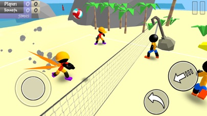 Stickman Beach Volleyball Screenshot