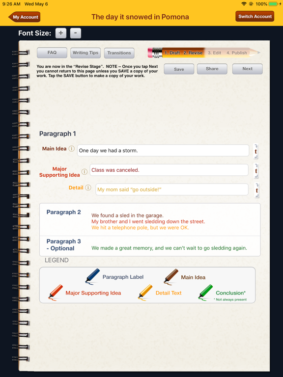 Screenshot #6 pour iGoWrite: Writing Resource