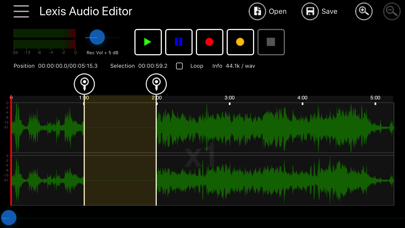 Screenshot #1 pour Lexis Audio Editor