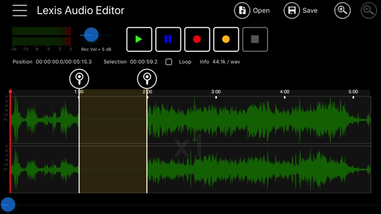 Lexis Audio Editor