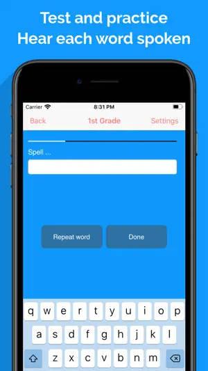 Spelling Notebook: Learn, Test screenshot 4