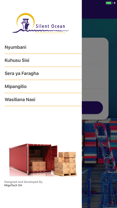 Silent Ocean Cargo Tracking Screenshot