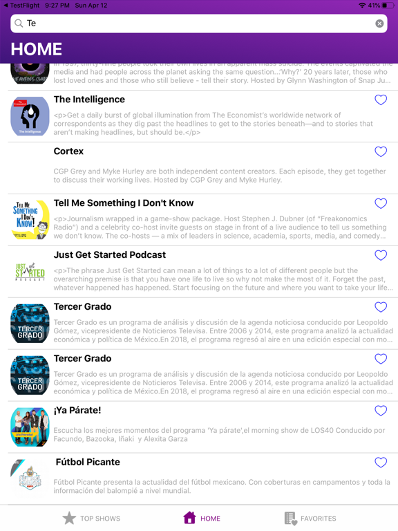 Screenshot #6 pour CastMe Player: Stream Podcast