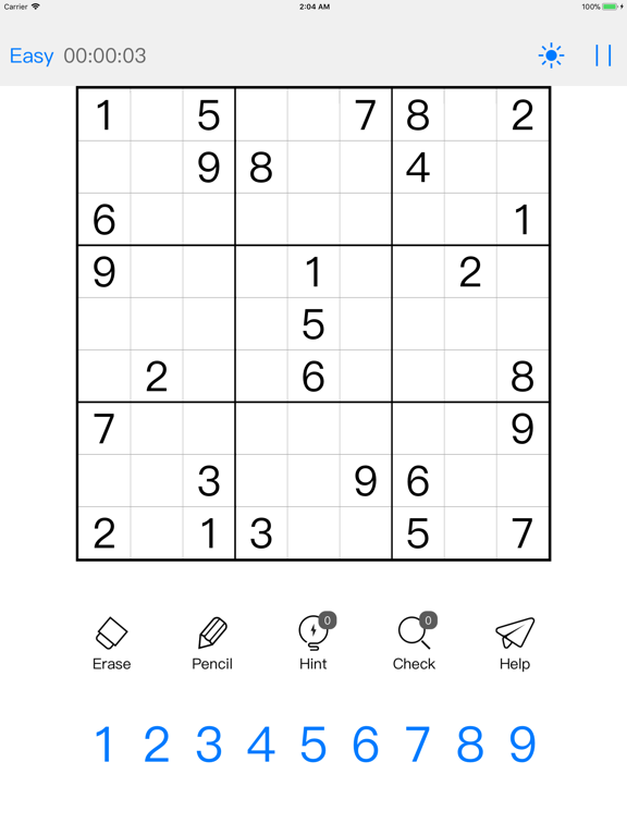 Screenshot #4 pour Simple Sudoku Games