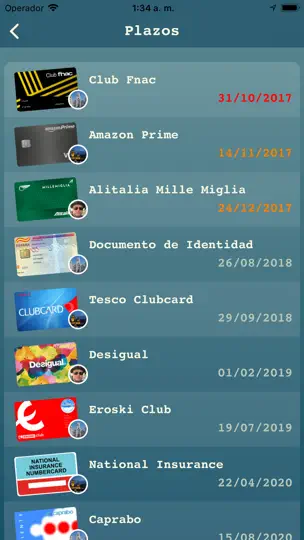 Captura de pantalla de My Cards Pro - Monedero en iPhone 4
