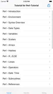 tutorial of perl iphone screenshot 1