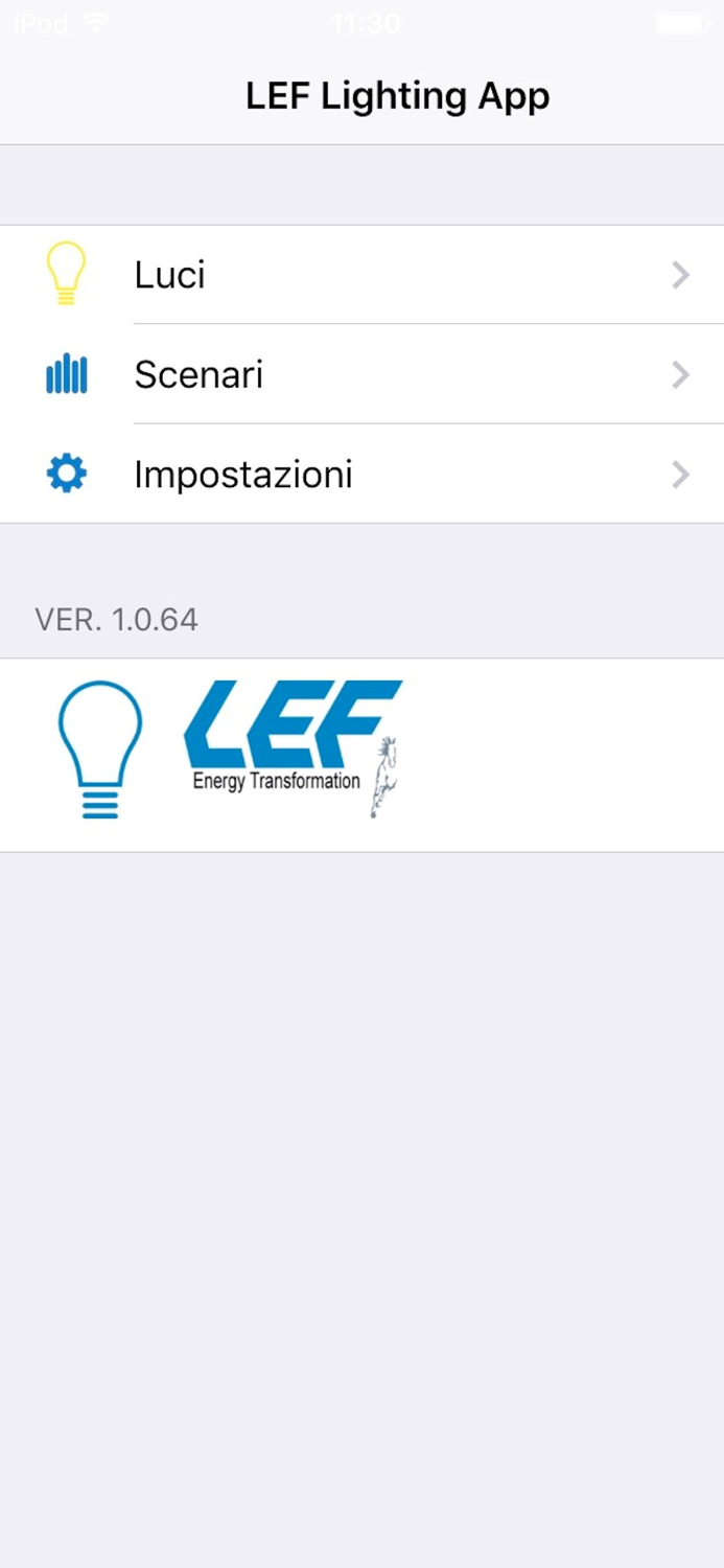 LEF Lighting App