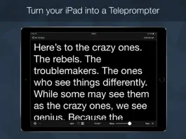 Game screenshot Teleprompter Pro mod apk