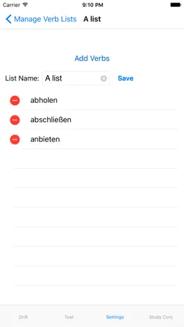 Game screenshot Verben - German Verb Trainer hack