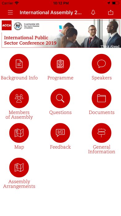 ACCA International Assembly Screenshot