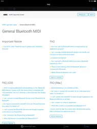 Bluetooth MIDI Connect ipad bilder 2