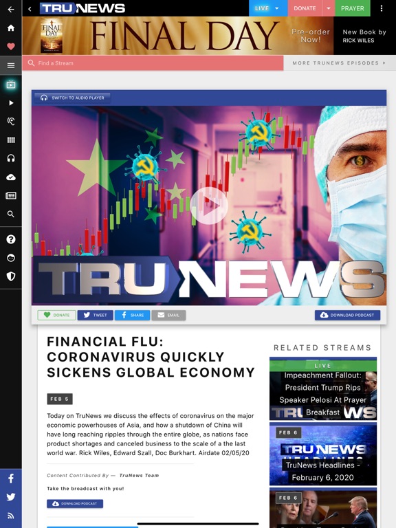 TruNews iPad screenshot 4 - News app