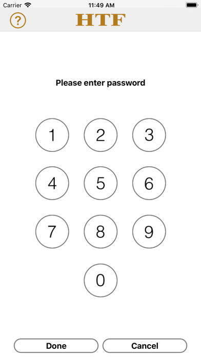 Screenshot 1 of HTF 保安碼 App