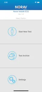 Norav Medical Mobile ECG screenshot #1 for iPhone