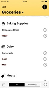Grocery & Shopping List screenshot