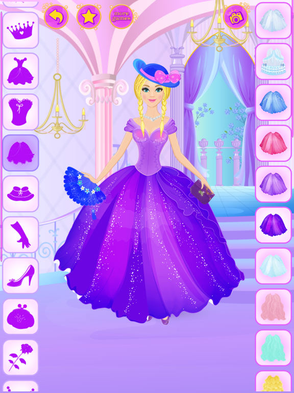 Princess Dress Up - for girls iPad screenshot 3 - Games app