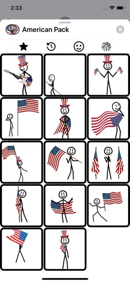 Game screenshot Stickmoji American Stickers mod apk
