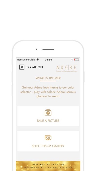 Adore Contact Lenses Screenshot