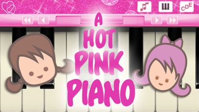 A Hot Pink Piano - Play Music Screenshot