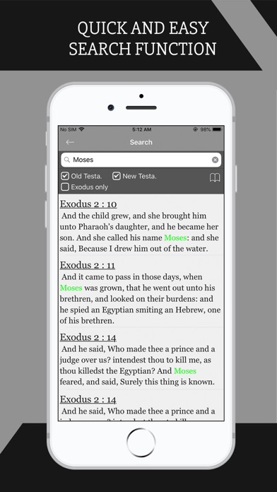 Scofield Reference Bible Screenshot
