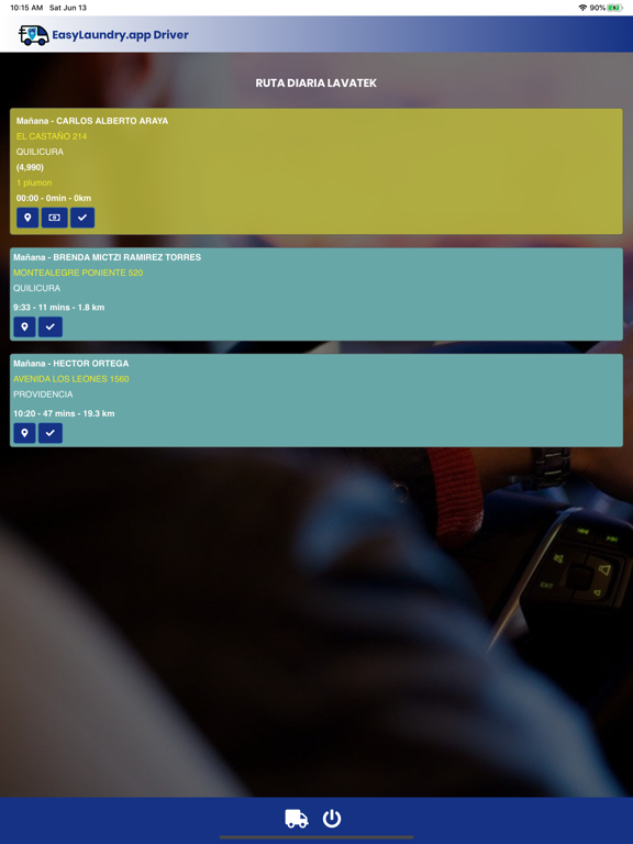 Screenshot #6 pour EasyLaundry.app Driver