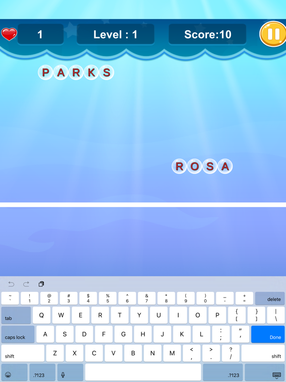 Black History People Game iPad screenshot