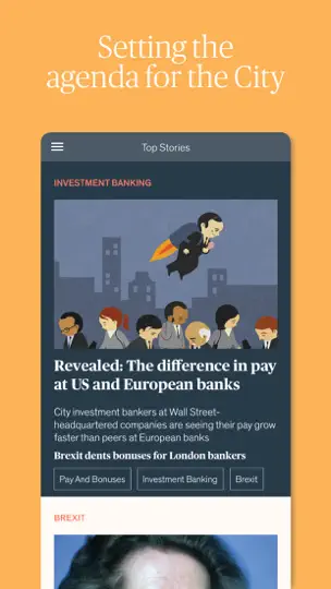 Скриншот Financial News на iPhone 1