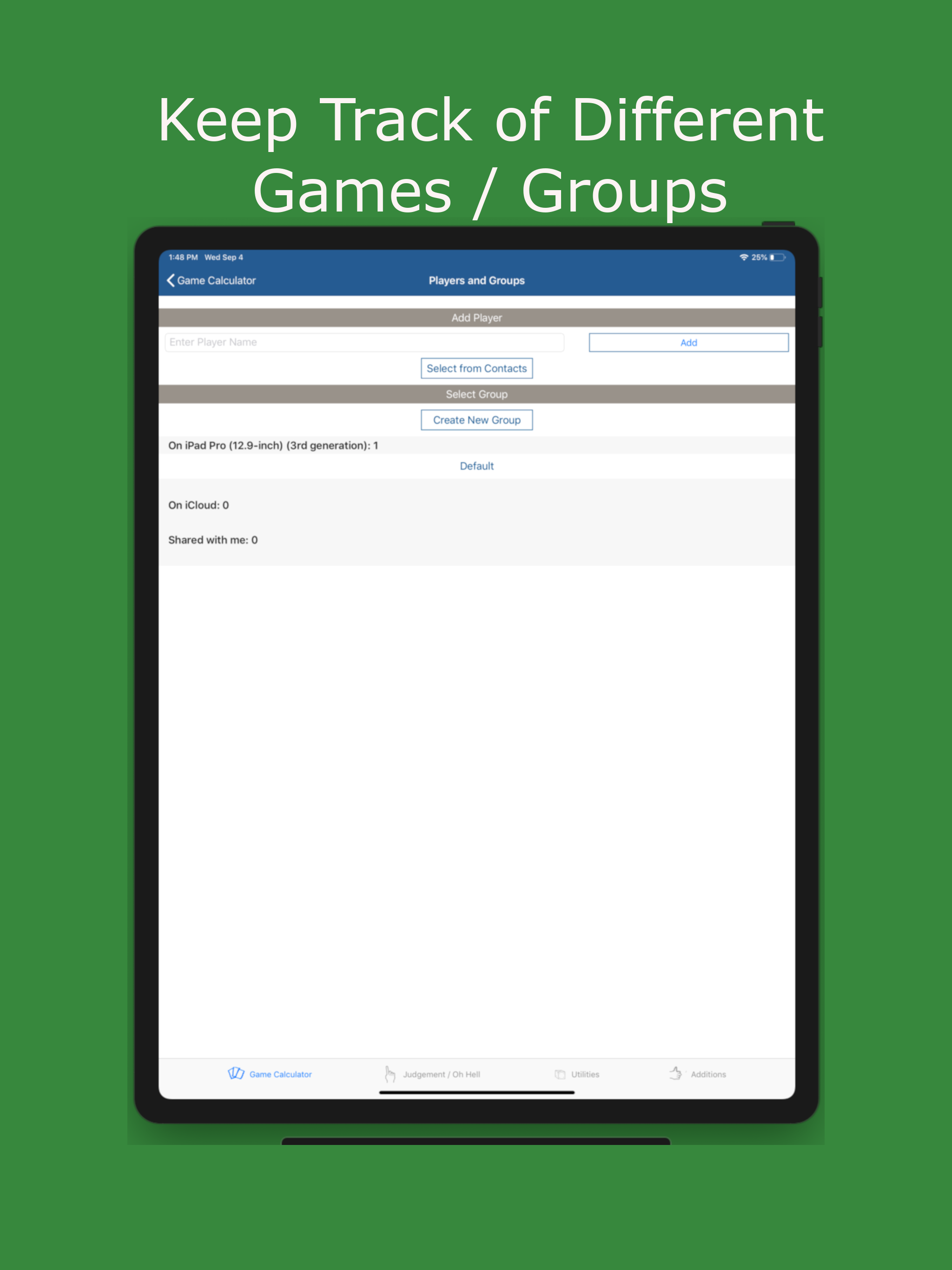 GameScore - Scorekeeper