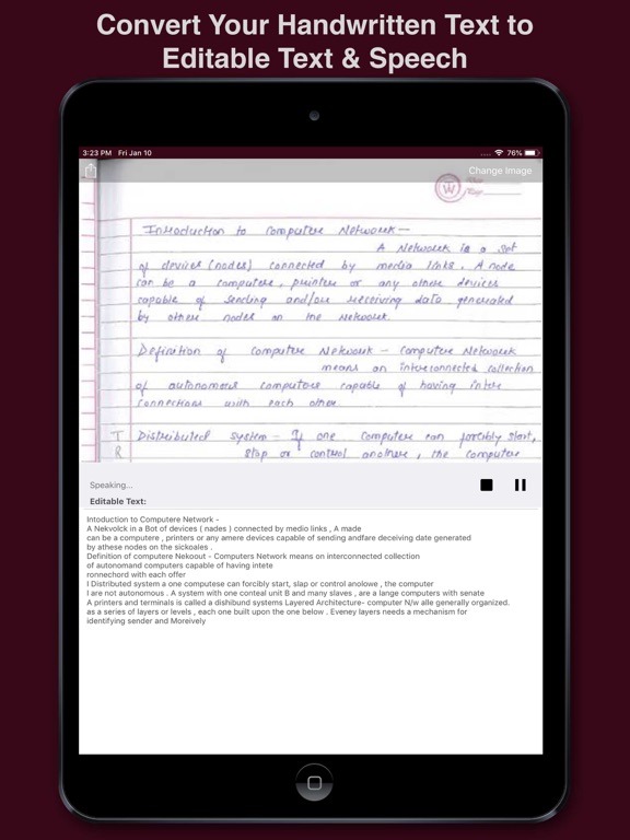 Screenshot #4 pour Handwriting to Text & Speech