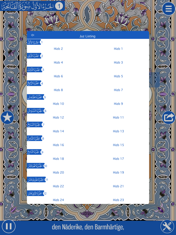 Koranen Svenska: Läs + Lyssna iPad screenshot 5 - Education app