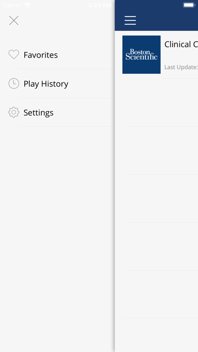New BSC Podcast App Screenshot