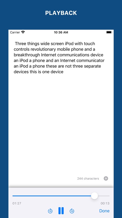 Voice - to Text