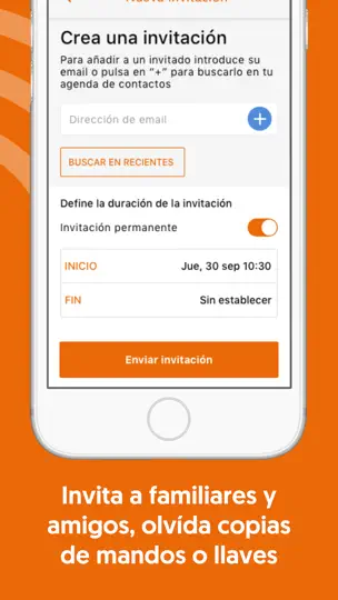 Captura de pantalla de Parkingdoor en iPhone 2