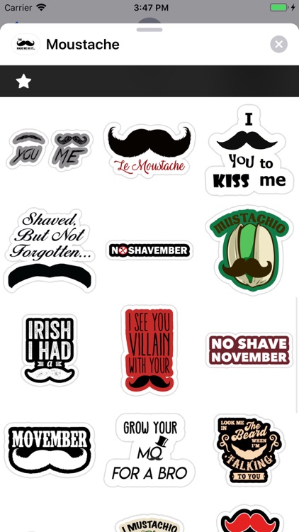 Moustache - Mustache Stickers screenshot-3