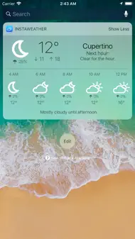 InstantWeather App iphone bilder 1