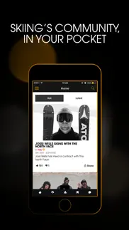 newschoolers - skiing's app iphone screenshot 1