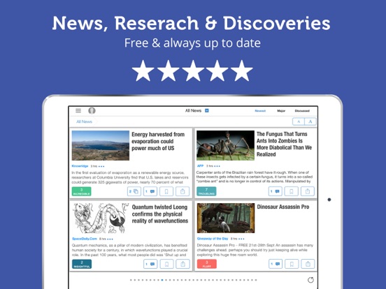 Screenshot #4 pour Science News & Discoveries