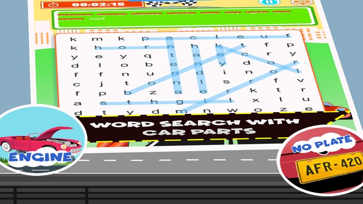 Car Word Search For Kids Games screenshot-3