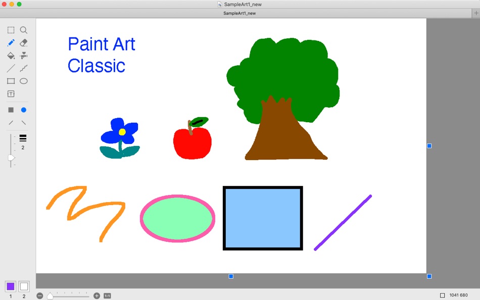 #1. Paint Art Classic (macOS) 게시자: junichi nakamura