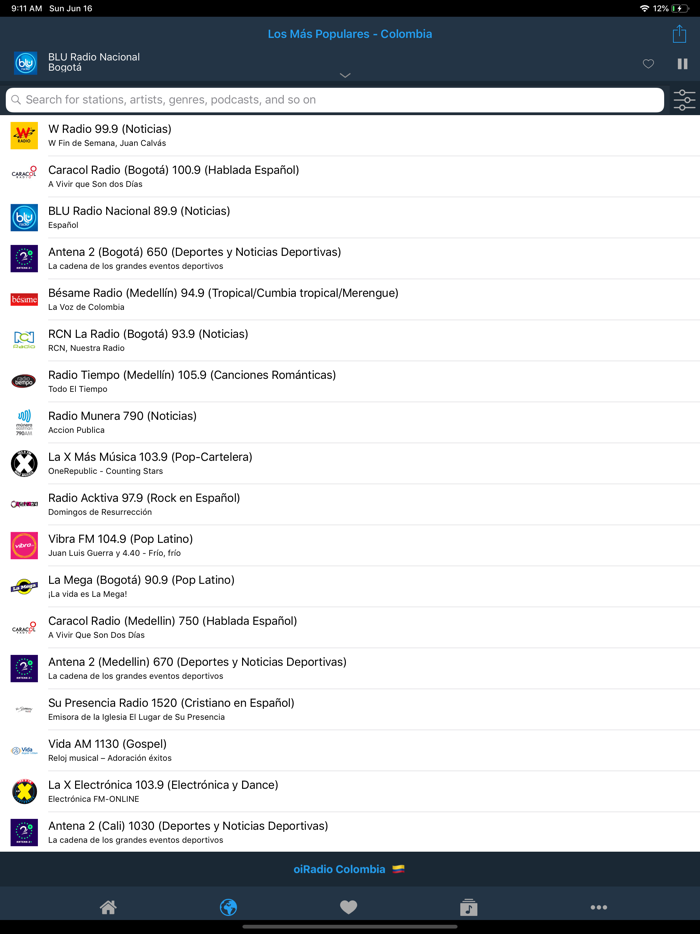 oiRadio Colombia - Live radio